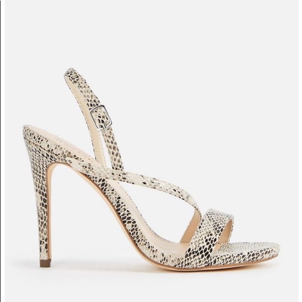 NWT JUSTFAB Tamia Dress Sandals Snake Print Sz 8 - Picture 6 of 8